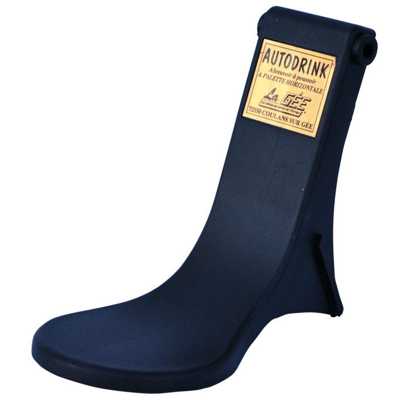 Autodrink drinker with horizontal paddle