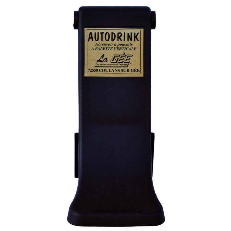 Autodrink drinker with vertical paddle