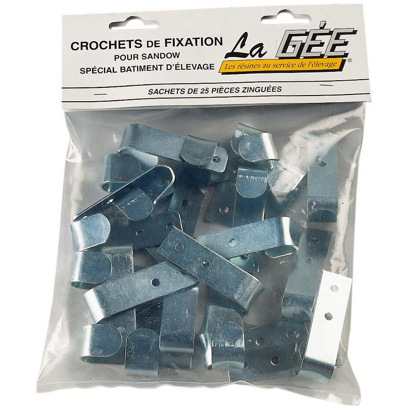 Zinc-plated hooks for fastening bungee cords