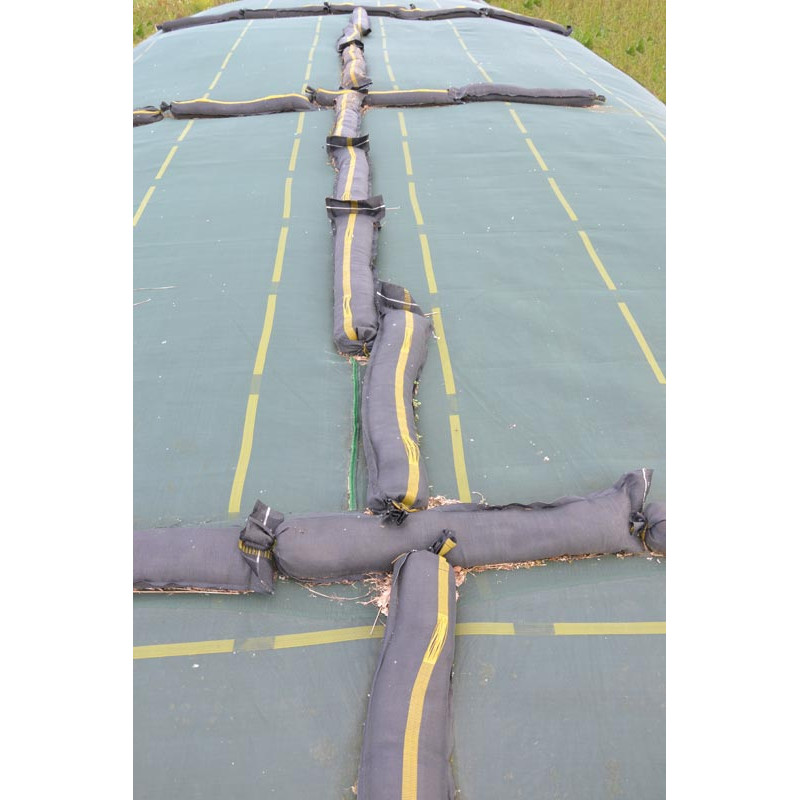 Reinforced silage gravel bag