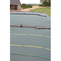 Reinforced silage gravel bag