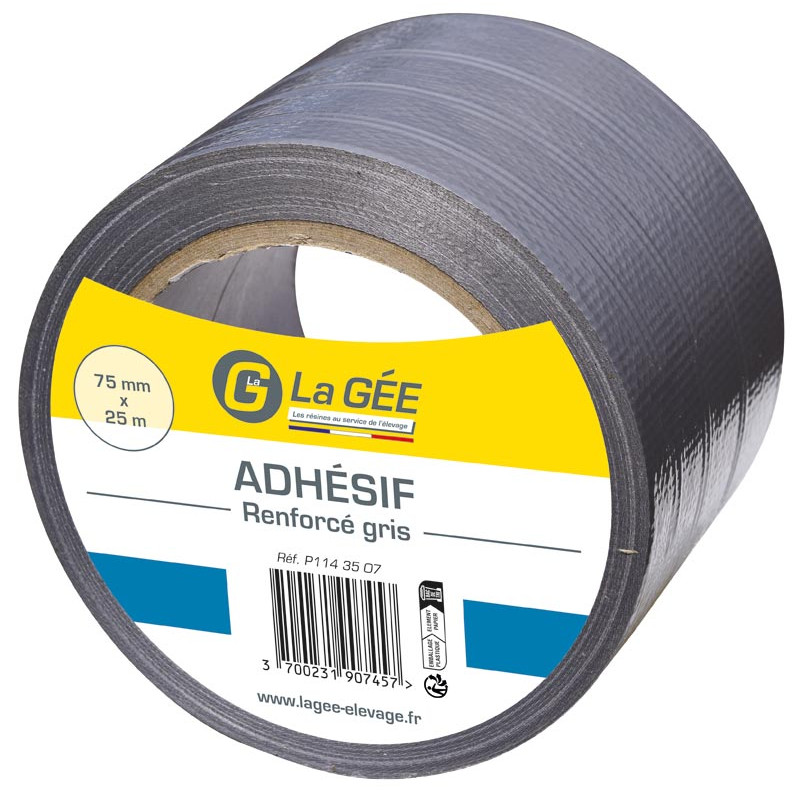 Reinforced agricultural adhesive tape