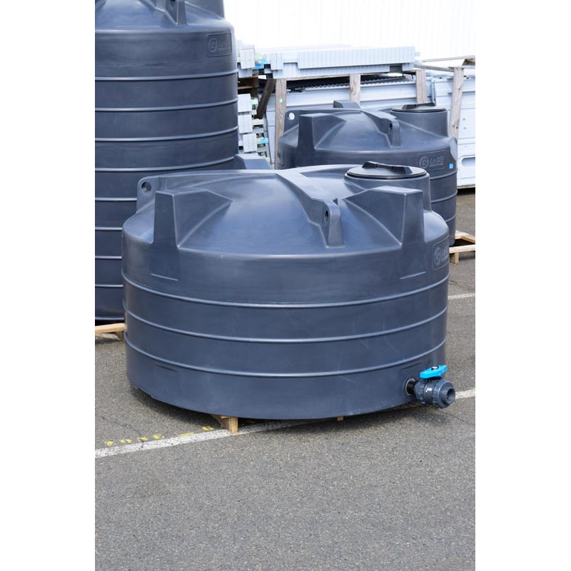 Vertical above-ground storage tank ø 1,95 m - 3000 L