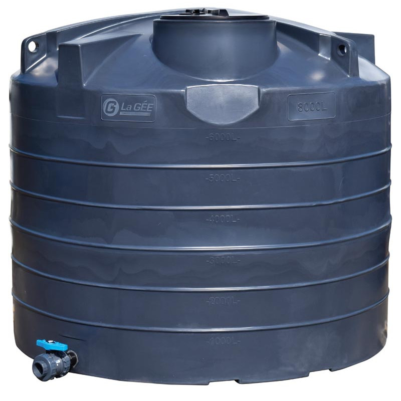 Vertical above-ground storage tank ø 2,39 m - 8000 L