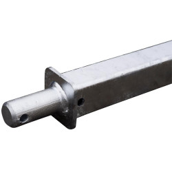 Coupling ball tow bar for 4-wheel feed trolley