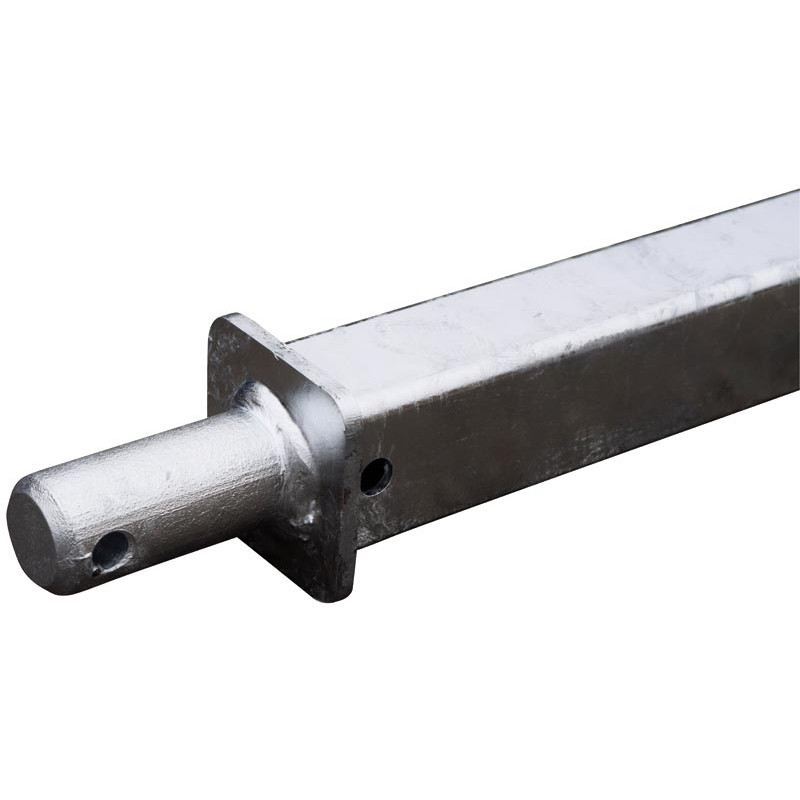 Coupling ball tow bar for 4-wheel feed trolley