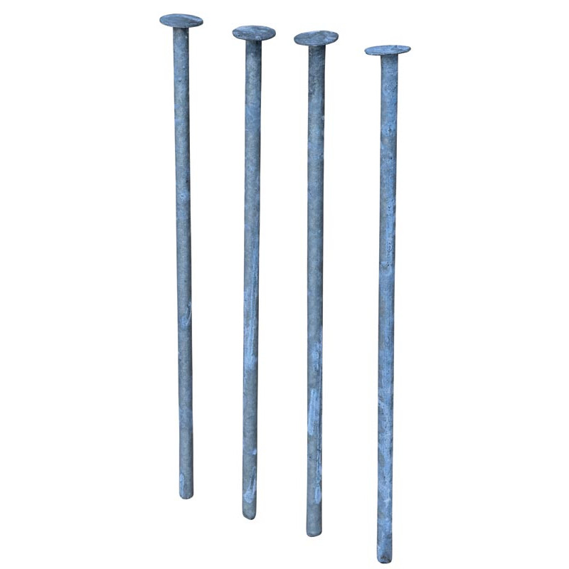 Set of 4 anchoring pins