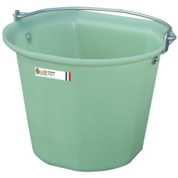 Rotomolded flat edge bucket