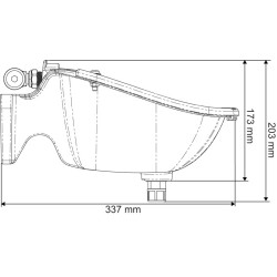 POLYSELF PF2 drinker with vertical paddle