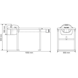 Non-heating tilting POLYNOX S 155 drinker