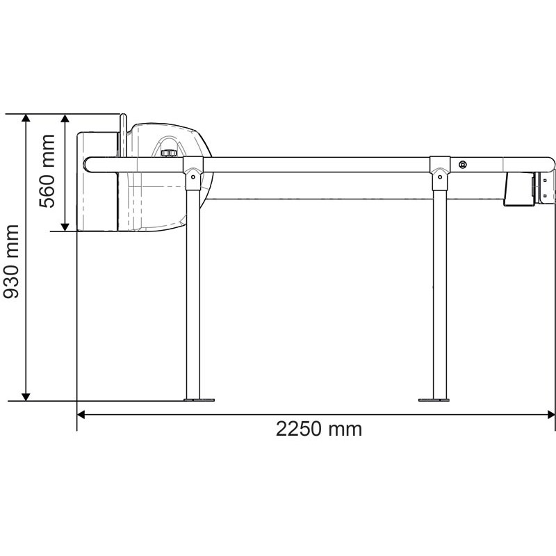 Non-heating tilting POLYNOX S 255 drinker