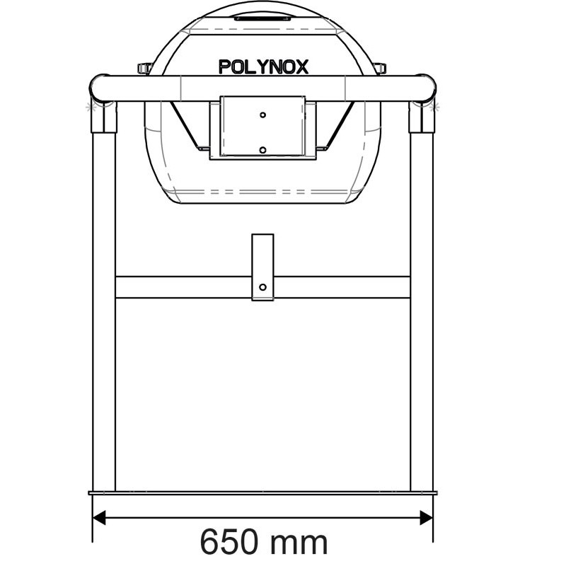 Non-heating tilting POLYNOX S 255 drinker