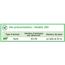 Non-heating POLYHERD 300 drinker Non-heating POLYHERD 300 drinker