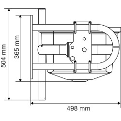 Single tilting POLYBAC 30 M strip rim 