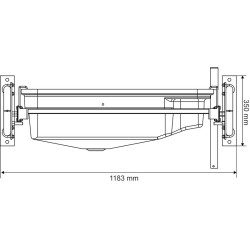 Double tilting POLYBAC 75 M strip rim 