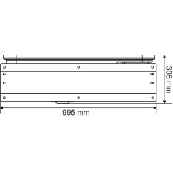 Double Polybac 75 M drinker with patented strip rim without fastening support