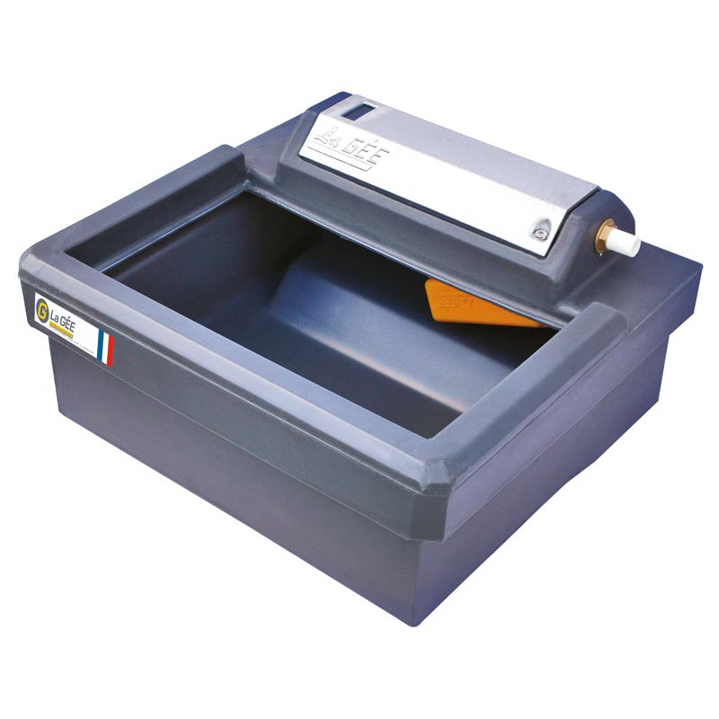 Single Polybac 25 M* drinker with interior rim Single Polybac 25 M* drinker with interior rim