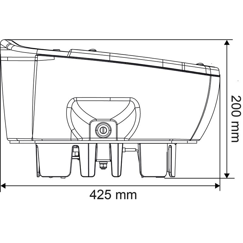 Non-heating POLYSPRING II push-type drinker/waterer