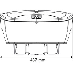 Non-heating POLYSPRING II push-type drinker/waterer