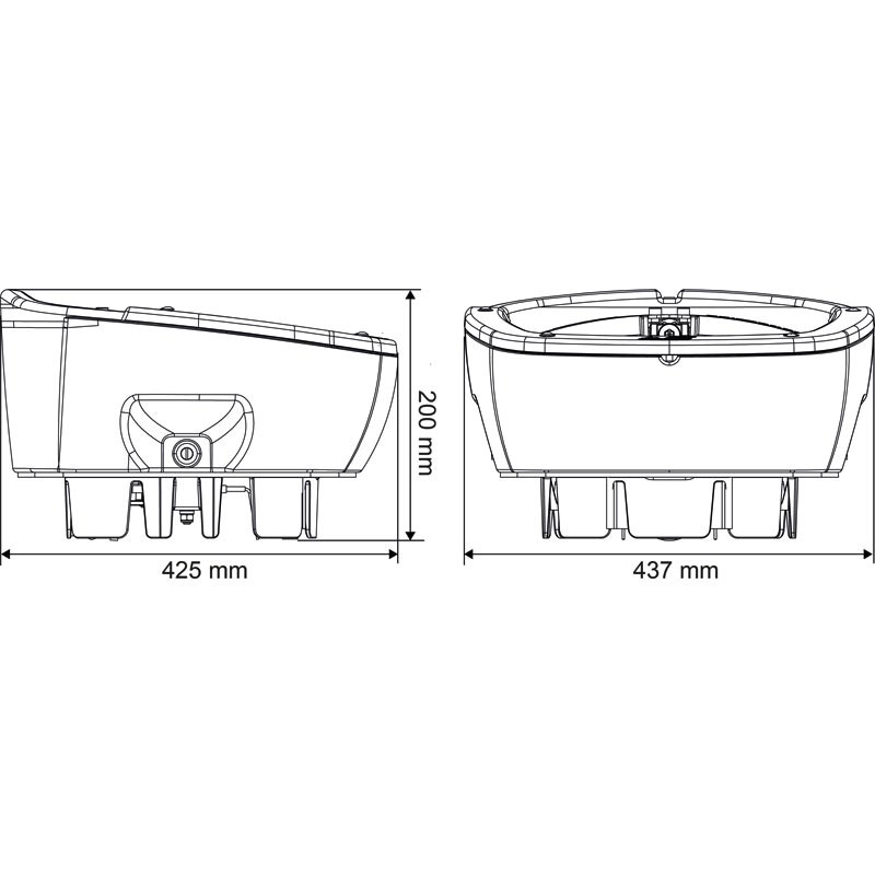 Non-heating POLYSPRING II push-type drinker/waterer