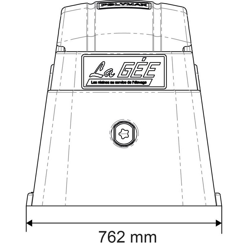 Non-heating POLYMAX drinker