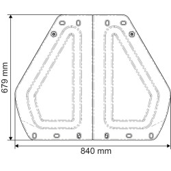 Double POLYFLAP drinker