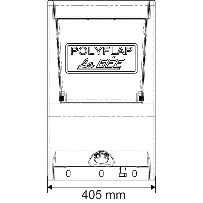 Double POLYFLAP drinker