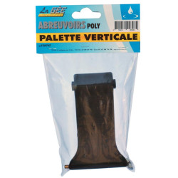 Vertical paddle for drinkers with pilot valve