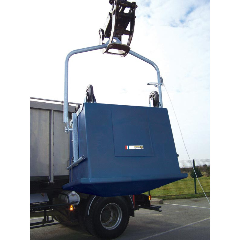 600 l fallen stock bin