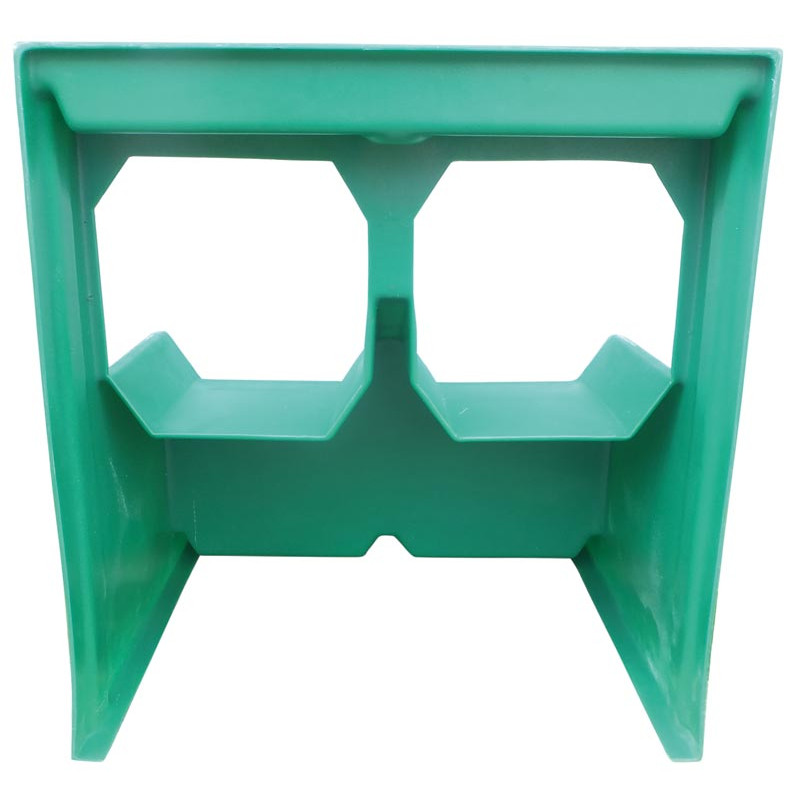 Milking parlour container support Milking parlour container support
