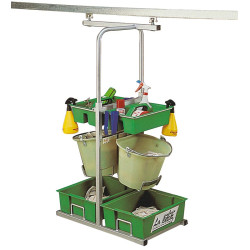 Suspended support trolley