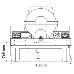 1000 l mobile tank trailer for tractor 1000 l mobile tank trailer for tractor