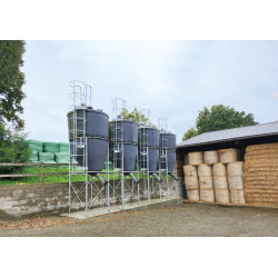 9.70 m³ large capacity foodstuff silo