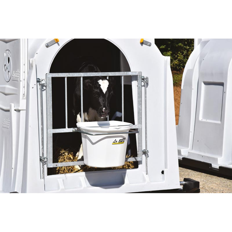 Single gate with bucket holder Single gate with bucket holder