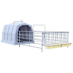 Group calf hutch