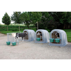 GV two-layer calf hutch
