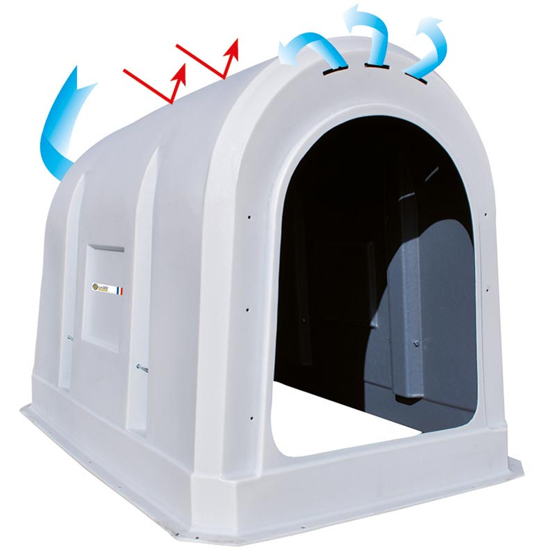 GV two-layer calf hutch
