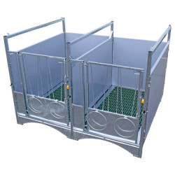 STANDARD - PVC wheeled calf box - Model DUO