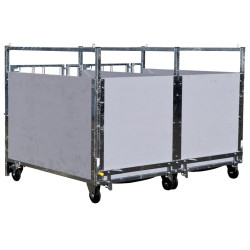 STANDARD - PVC wheeled calf box - Model DUO