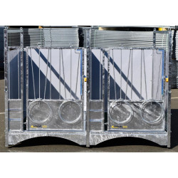 STANDARD - PVC wheeled calf box - Model DUO