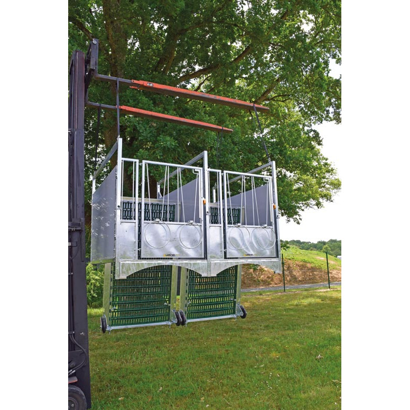 STANDARD - PVC wheeled calf box - Model DUO