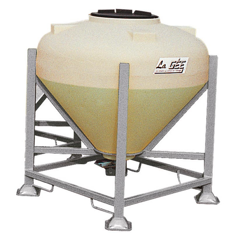 500 feedstuffs silo with hatch on chassis 