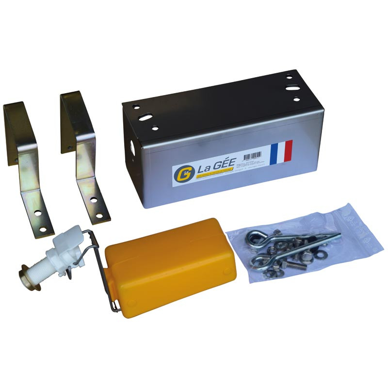 Offset Stainless steel housing with network pressure float valve tap Offset Stainless steel housing with network pressure float valve tap