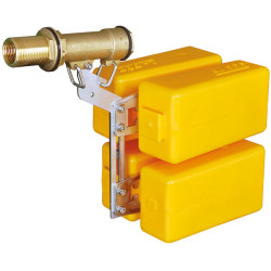 High flow float valve tap