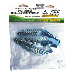 Zinc-plated hooks for fastening bungee cords