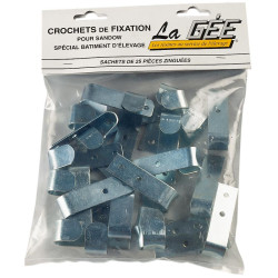 Zinc-plated hooks for fastening bungee cords