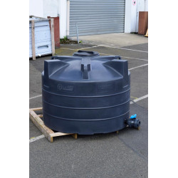 Vertical above-ground storage tank ø 1.60 m - 2000 L