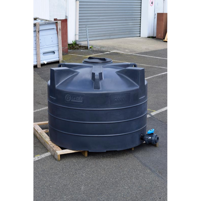 Vertical above-ground storage tank ø 1.60 m - 2000 L