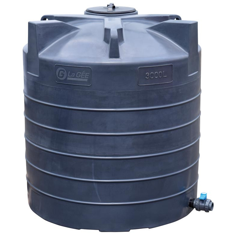Vertical above-ground storage tank ø 1.60 m - 3000 L