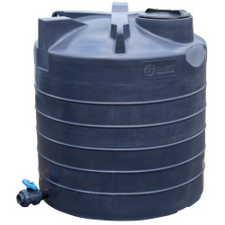 Vertical above-ground storage tank ø 1.60 m - 3000 L